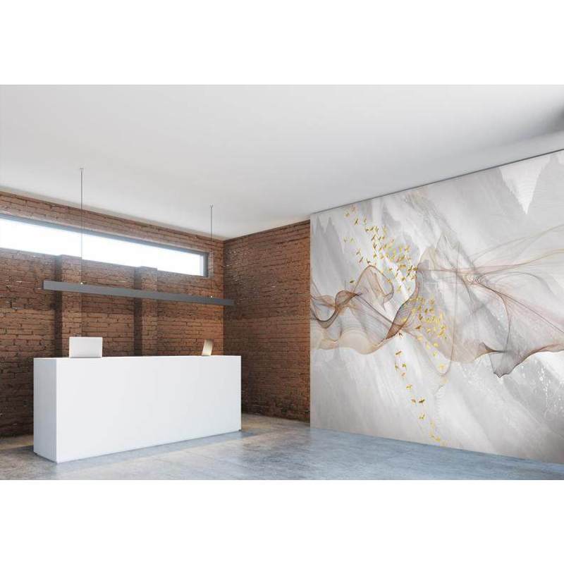 Custom 3D Photo Wallpaper Fashion White Marble Wall Mural Wallpapers ...