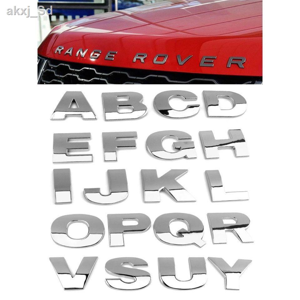 (Selling)Car 3D Letters Car Stickers English Letters Car Logo DIY