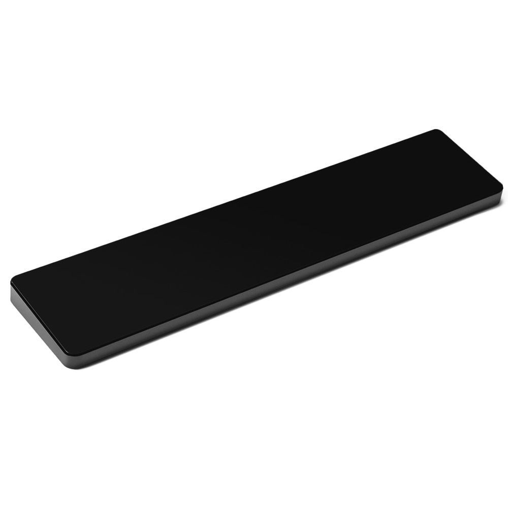 mstone Black Crystal Wrist Rest Made from K5 glass Rubber feet for ...