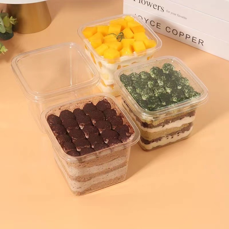 50Pcs Plastic Mousse Dessert Containers with Covers | Shopee Philippines