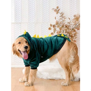 Dog Clothes For Large Dogs Pure Cotton T-Shirt Labrador Golden Retriever  Satsuma Anti-Shedding