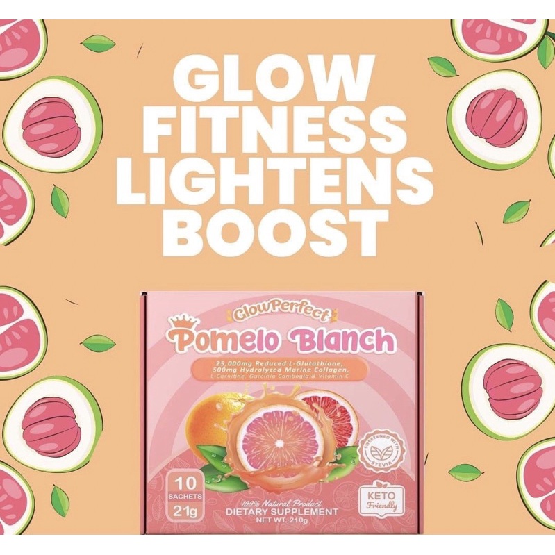 Glow Perfect Pomelo Blanch Keto Friendly Stevia Shopee Philippines
