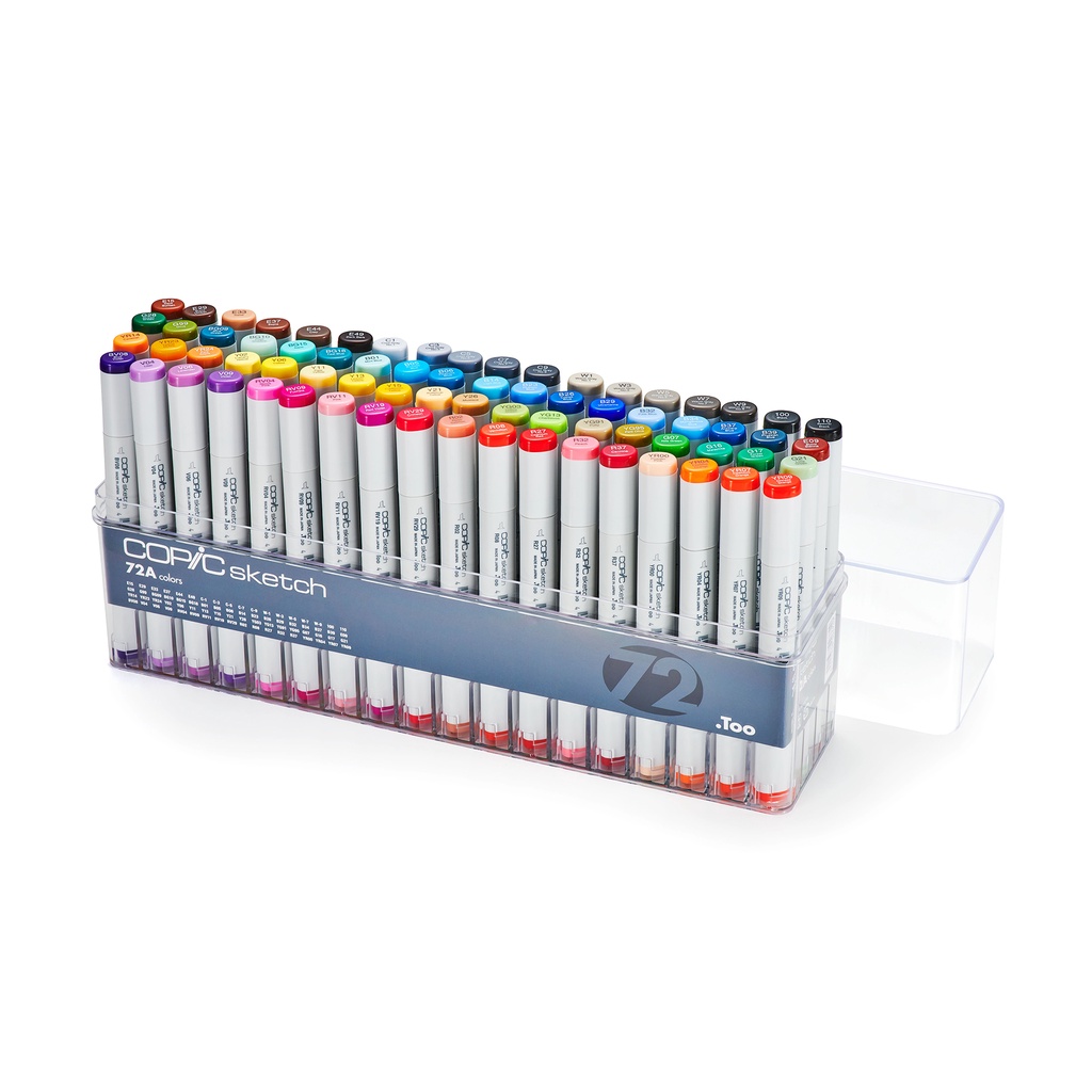 Copic Sketch Marker 72 Colors Set | Shopee Philippines