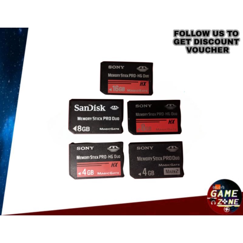 Memory Stick Pro Duo For Digicam (USED) Shopee Philippines