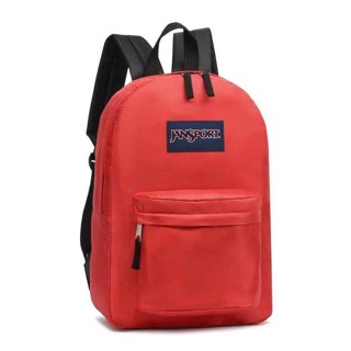 Bright red sales jansport backpack