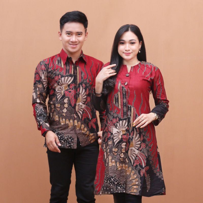 Couple Batik | Modern Couple Batik | Couple Batik Shirt | Shopee ...