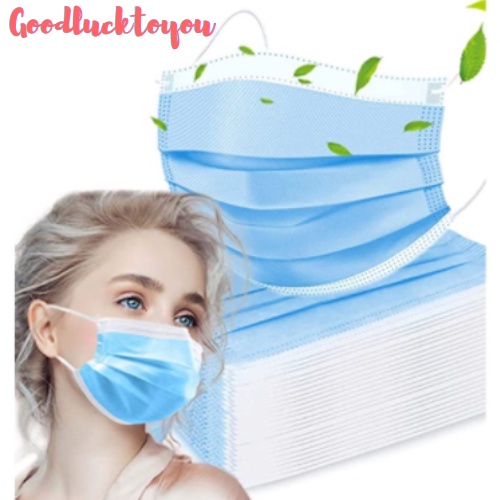 GOODLUCK-50pcs Mask Disposable Dental Medical Surgical Dust Ear Loop ...