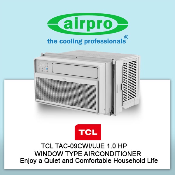 TCL Window Type Inverter TAC-09CWI/UJE 1.0 HP | Shopee Philippines