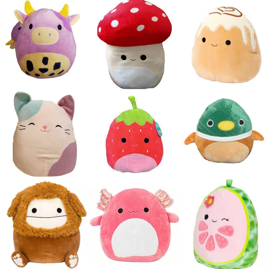 Cute Squishmallow Stuffed Toys Plushie Doll Squishmallows Plush Pillow