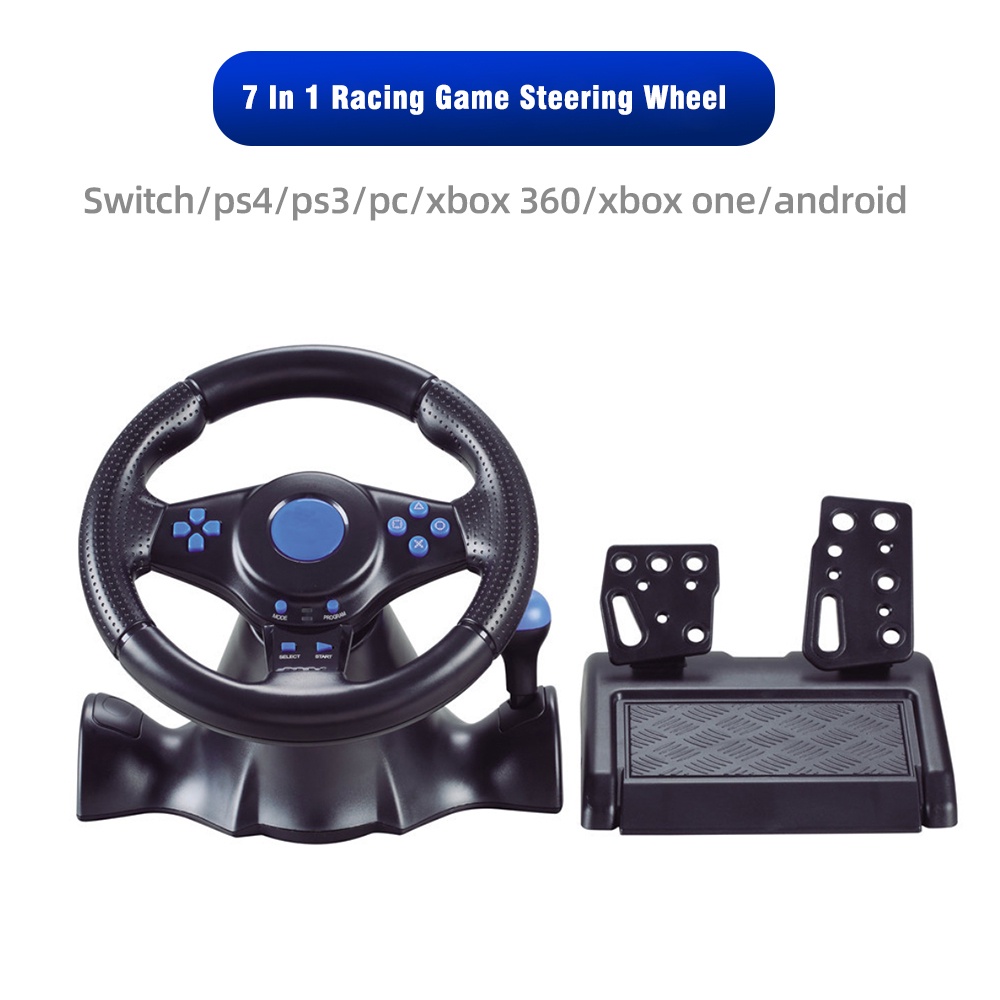 7 In 1 Racing Game Steering Wheel For Switch/Xbox 360/Xbox one/Pc/Ps4 ...