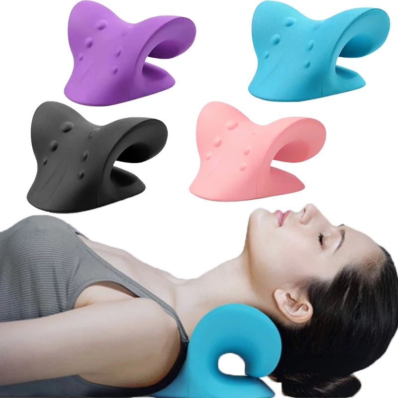 Pillow Neck And Shoulder Relaxer Cervical Traction Device For TMJ Pain