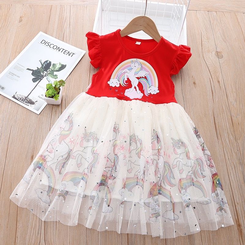 Unicorn dress shopee sales
