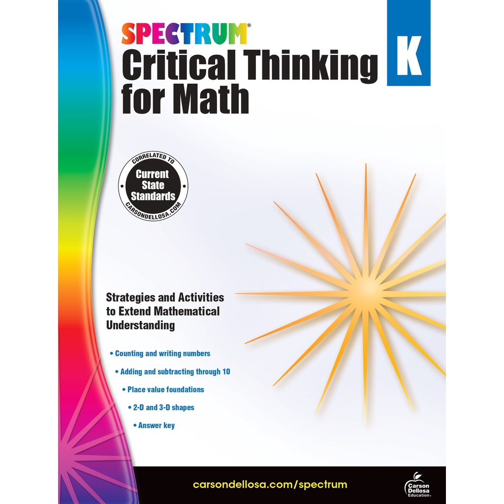 Spectrum Math Worksheets Kinder To Grade 8 Shopee Philippines