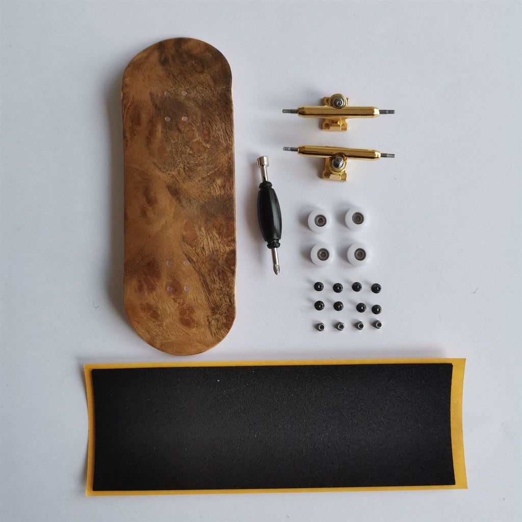 34mm Complete Fingerboard kits Canadian maple Deck Single Axle Truck