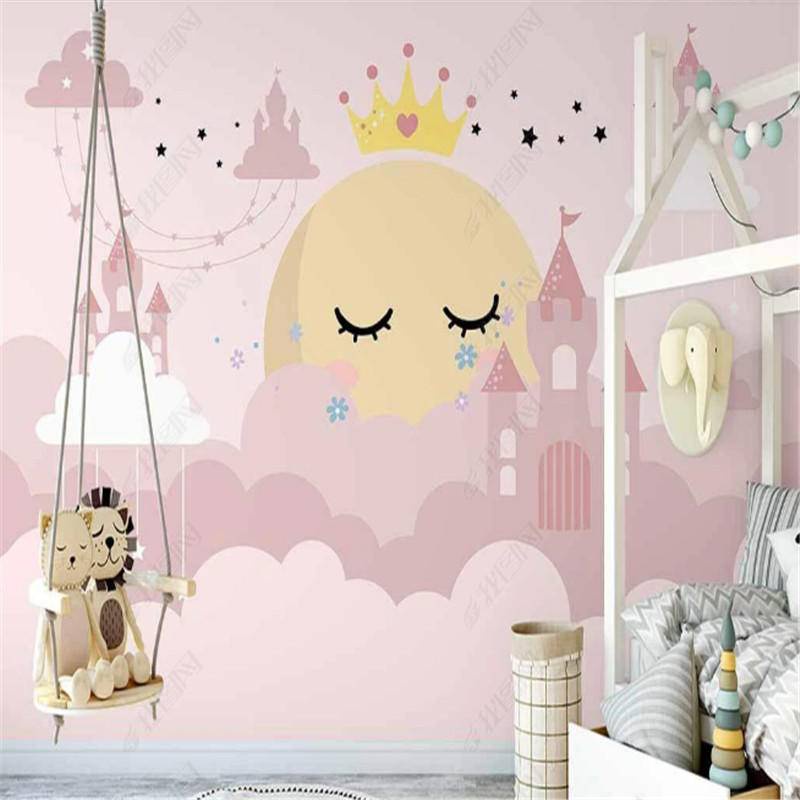 Custom Kids Room Wallpaper Mural - Forest Watercolor Safari Animals, 150cm X 105cm 4 thumbnail image