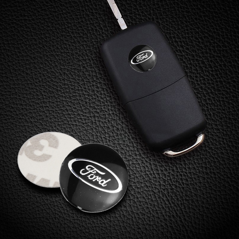 3pcs/set 14mm Modified Car Remote Control Emblem Sticker Auto Key ...