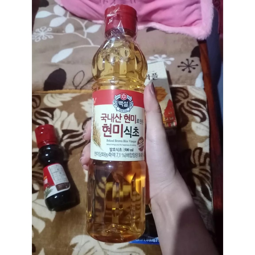 Cj Beksul Brown Rice Vinegar 500ml900ml Shopee Philippines