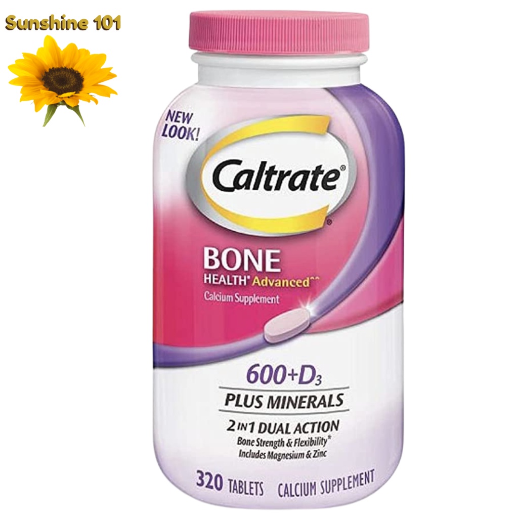 Caltrate Bone 600 D3 320 Tablets 100 Authentic Shopee Philippines