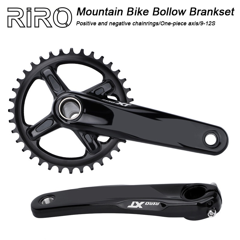 RIRO XT Mountain Bike Tooth Disc Hollow Integrated Crank for shimano 10 ...
