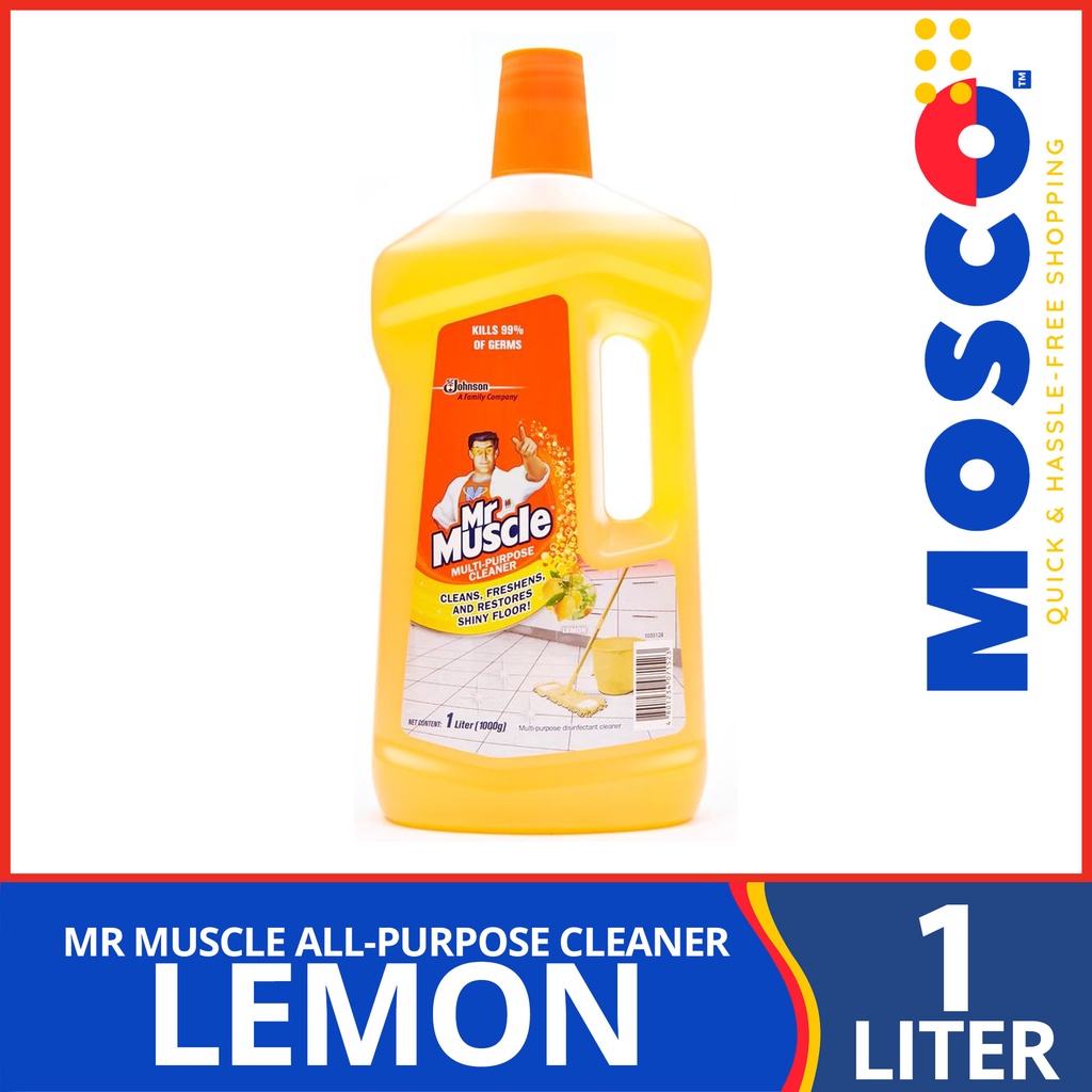 MR MUSCLE MultiPurpose Cleaner Fresh Lemon 1L Shopee Philippines