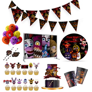 FNAF Funtime Freddy Birthday Party Decorations Banner Baby Shower