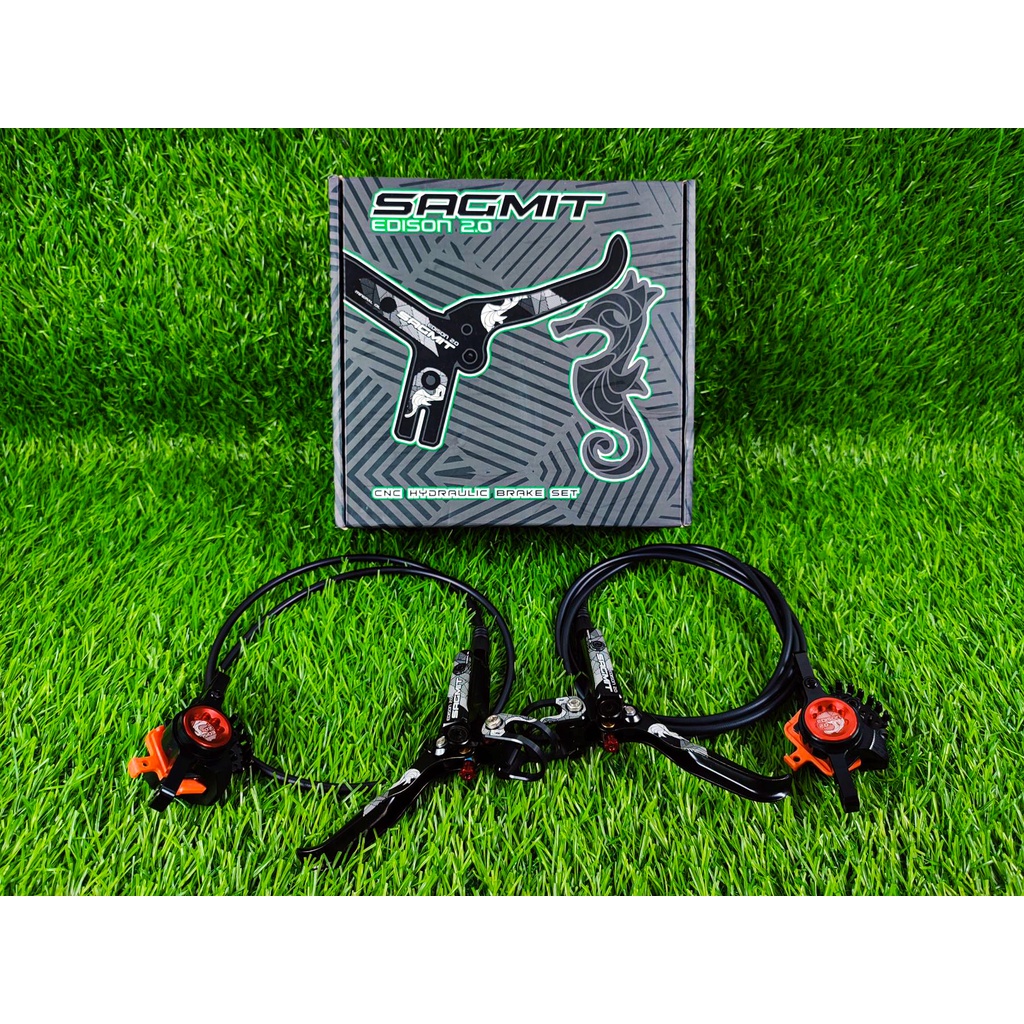 Sagmit Edison Mountain Bike MTB Hydraulic Brake Set Dual Piston Lightweight Bicycle BRAKES Shopee Philippines