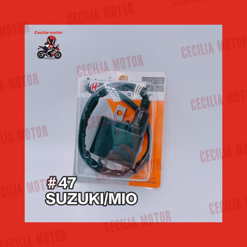 MOTORCYCLE IGNITION COIL UNIVERSAL SUZUKI DIO GY6 XRM110 XRM125/WAVE