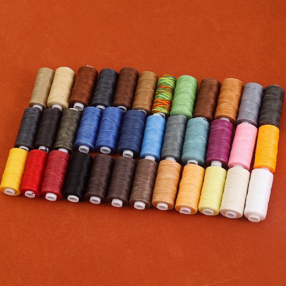 30M 0.8mm Thickness Waxed Thread For Leather Waxed Cord For Diy