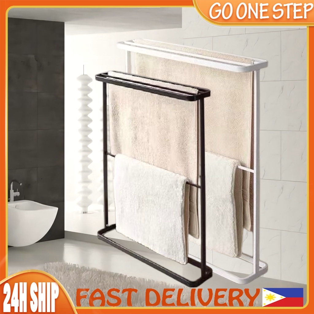 Towel Rack Stand Metal Towel Hanger Rack Bathroom Hanger Organizer Rack