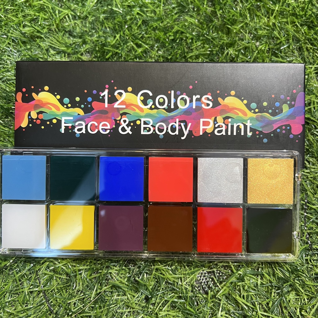 Body Paint Color 12 Color Box, Face And Body Makeup COLORMATE Shopee