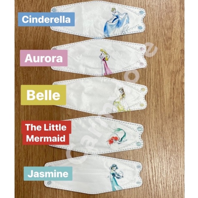 Kf94 Mask Princess Pattern Pack Of 10 Pieces (Separate Per Pack ...