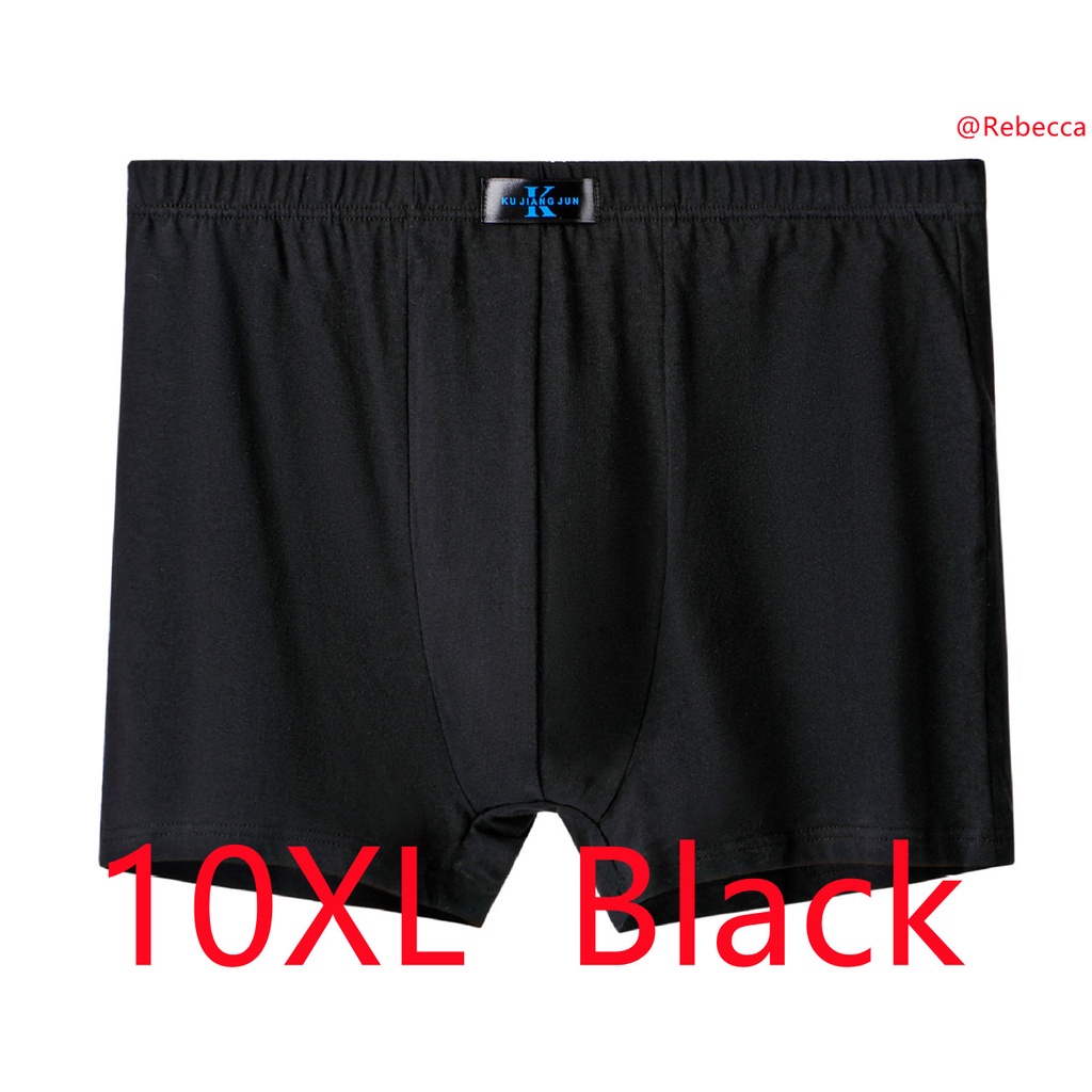 Big Size Mens Boxer 10xl 9xl 8xl 7xl 6xl Underpants Plus Size Loose Underwear Cotton Briefs 7350