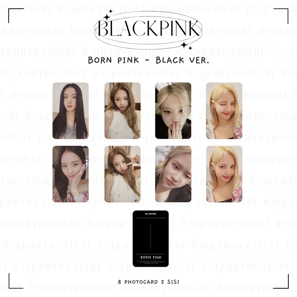 Blackpink Born Pink Photocard Shopee Philippines