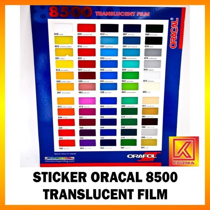 Oracal 8500 TRANSLUCENT FILM STICKER | Shopee Philippines