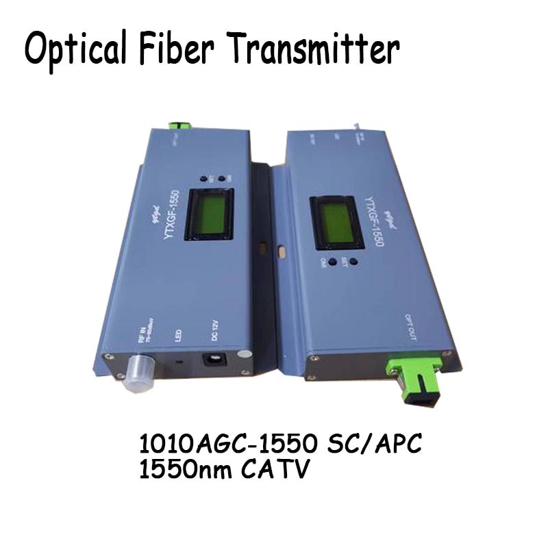 New FTTH 1010AGC1550 Optical Fiber Transmitter 1550nm CATV Optical Transmitter With SC/APC