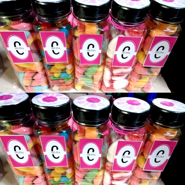 SWEET GUMMY CANDIES ASSORTED -200-ML IN A JAR (1-PCS) | Shopee Philippines