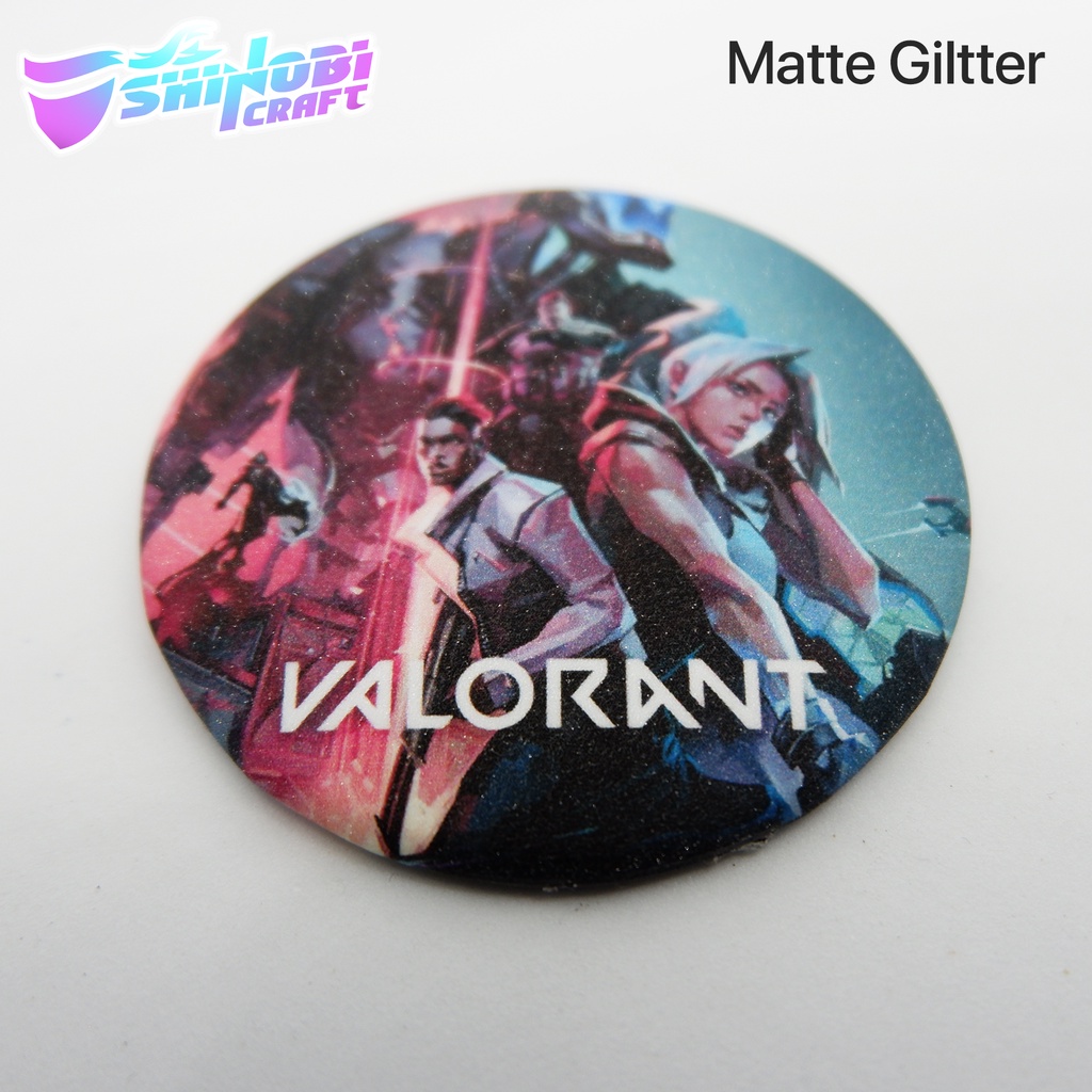 VALORANT button pin (pc gamer badge) accessory for bags, backpack, caps ...