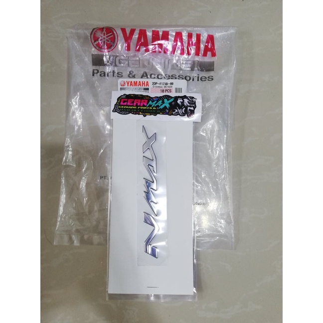 Yamaha Nmax V1v2 Emblem Nmax 3d Gold Silver Dark Gray Shopee