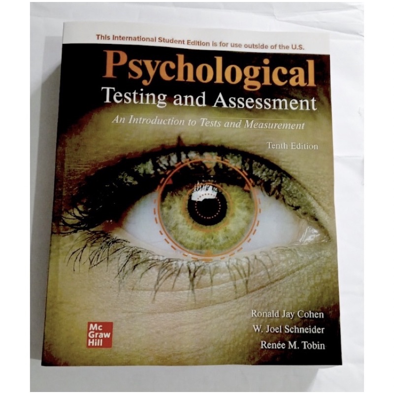 PSYCHOLOGICAL TESTING and ASSESSMENT 10 th Edition Shopee Philippines
