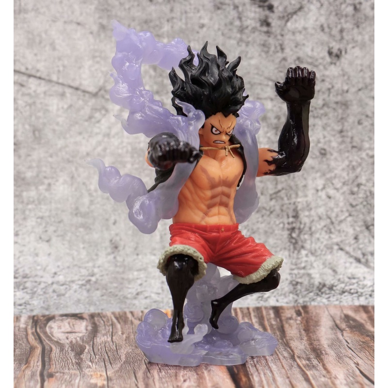 One Piece Art King Snake Man Form Fourth Gear Luffy Figure Decoration