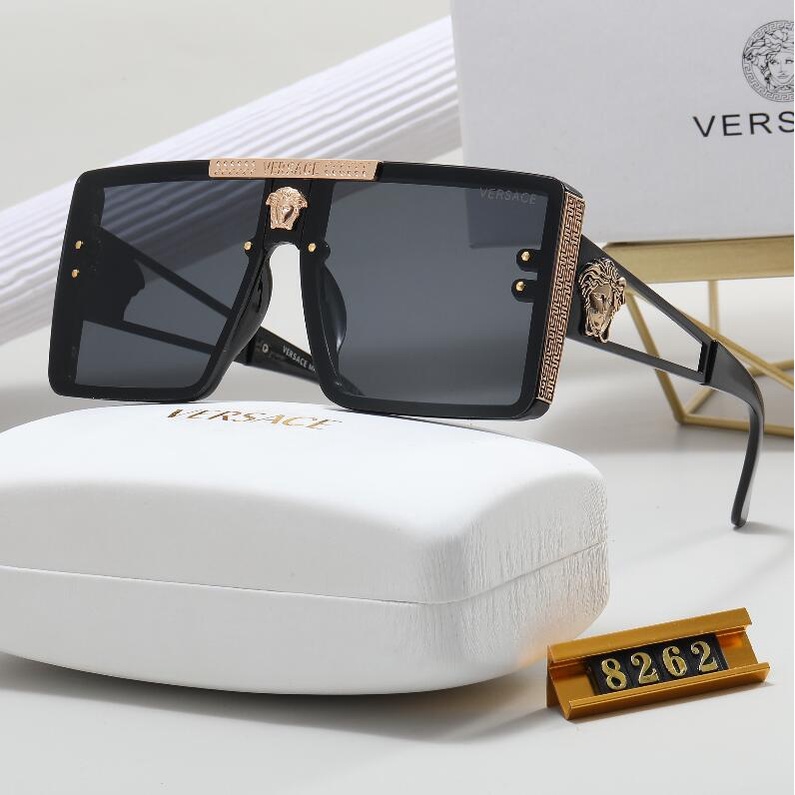 2022 fashion big frame square versa sunglasses men and women luxury