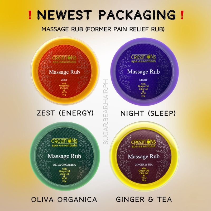 Creations Pain Relief Rub SPA ESSENTIALS 50g Shopee Philippines