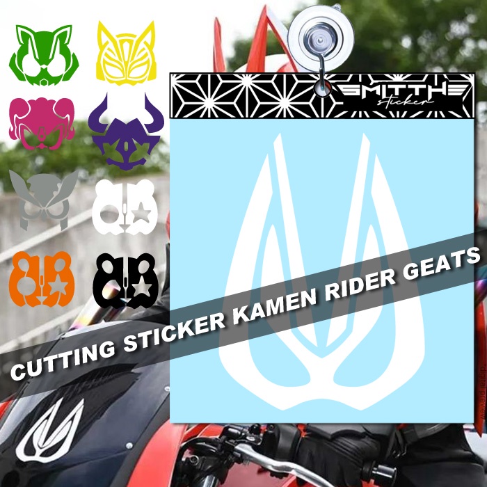 Kamen Rider GEATS kamenrider Cutting Sticker Decal Waterproof | Shopee ...
