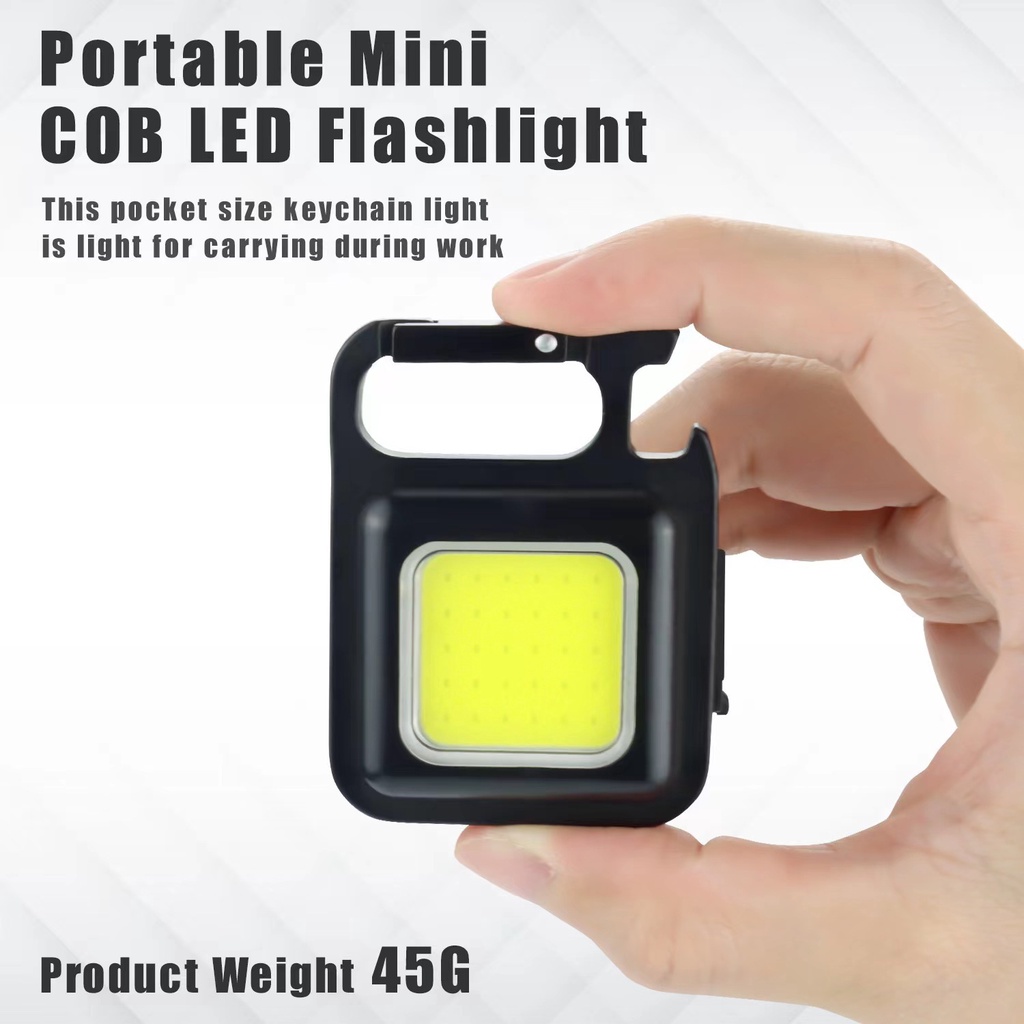 JLQ 500mAh Outdoor Camping Multi-function USB Rechargeable COB Work ...