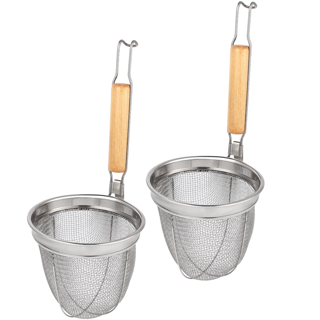 2pcs Strainer Basket Pasta Noodle Potmeshkitchen Strainers Spaghetti ...