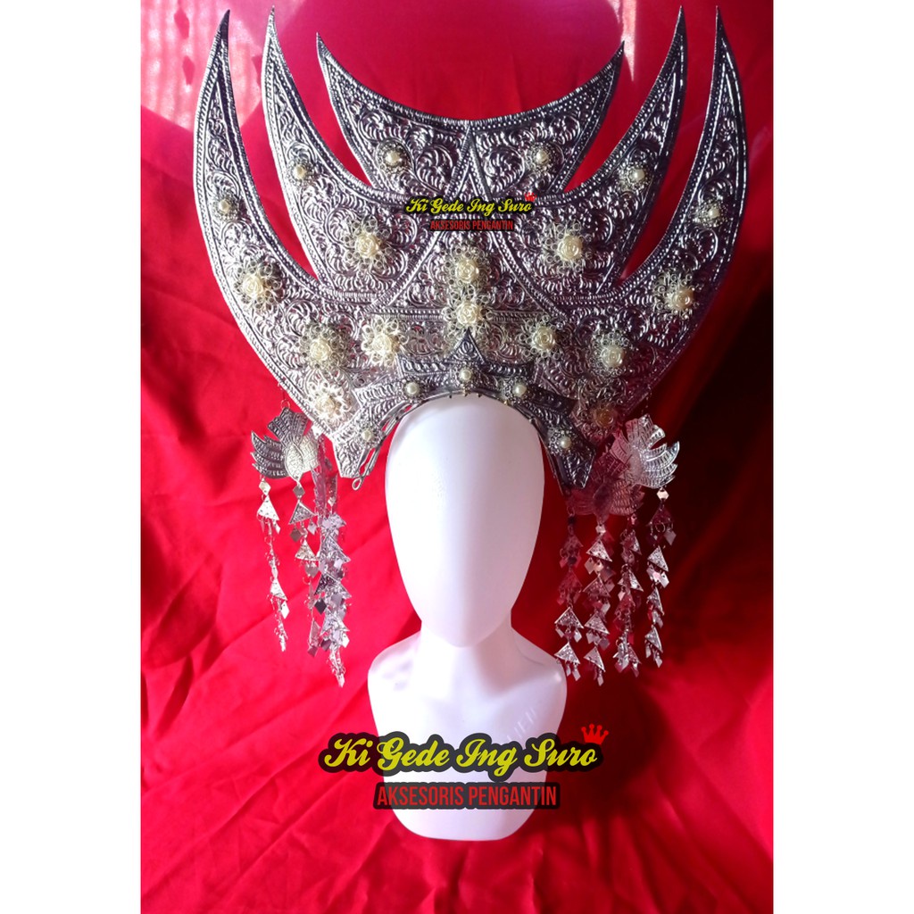 ℗Sunting Bride Minang Suntiang Horn Padang Gonjong Child Daro Kurai ...