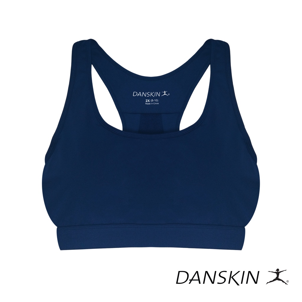 Danskin Motion Plush Plus Size Racerback Sports Bra Medium Support