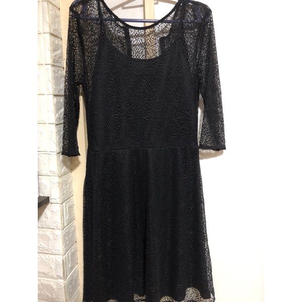 Black lace midi dress (GTW) | Shopee Philippines