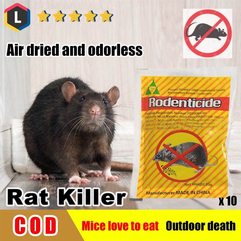 10 packagesrat killer poison lure that mice like to eat mouse rat trap cage pest control mice