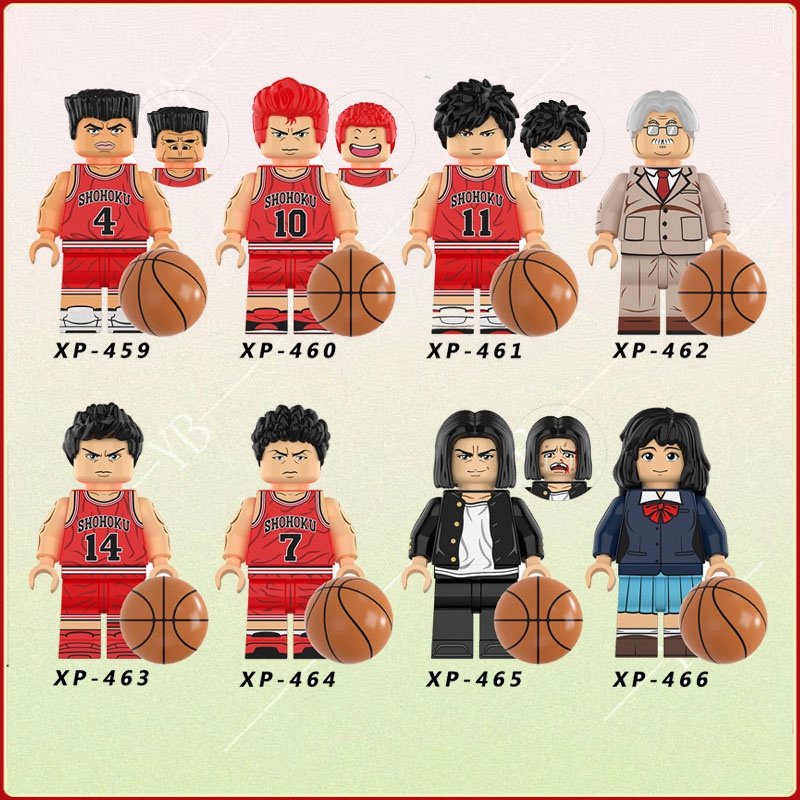 Building block toy slam dunk master character model nano minifigures ...